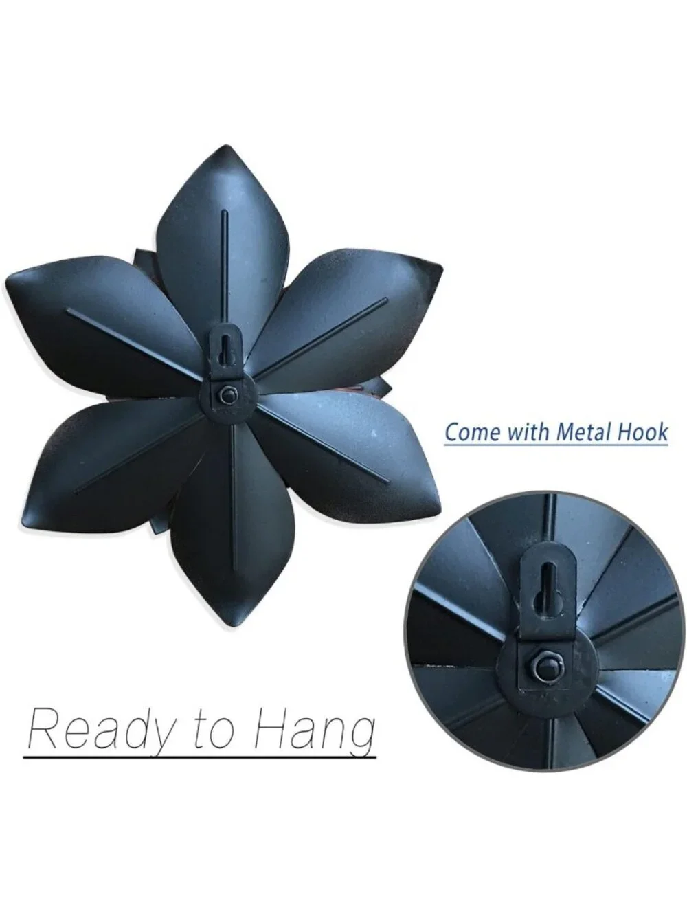 Rustic Metal Flower Wall Art Decor - 10